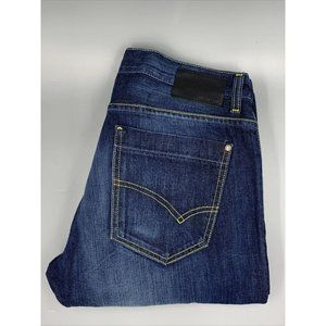 Blend Jeans 33X32 Blue Denim Straight Zip Fly Cotton